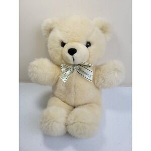 VTG Expressions Plush Teddy Bear‎ Classic Soft Toy Collectible Cream 12 Inch